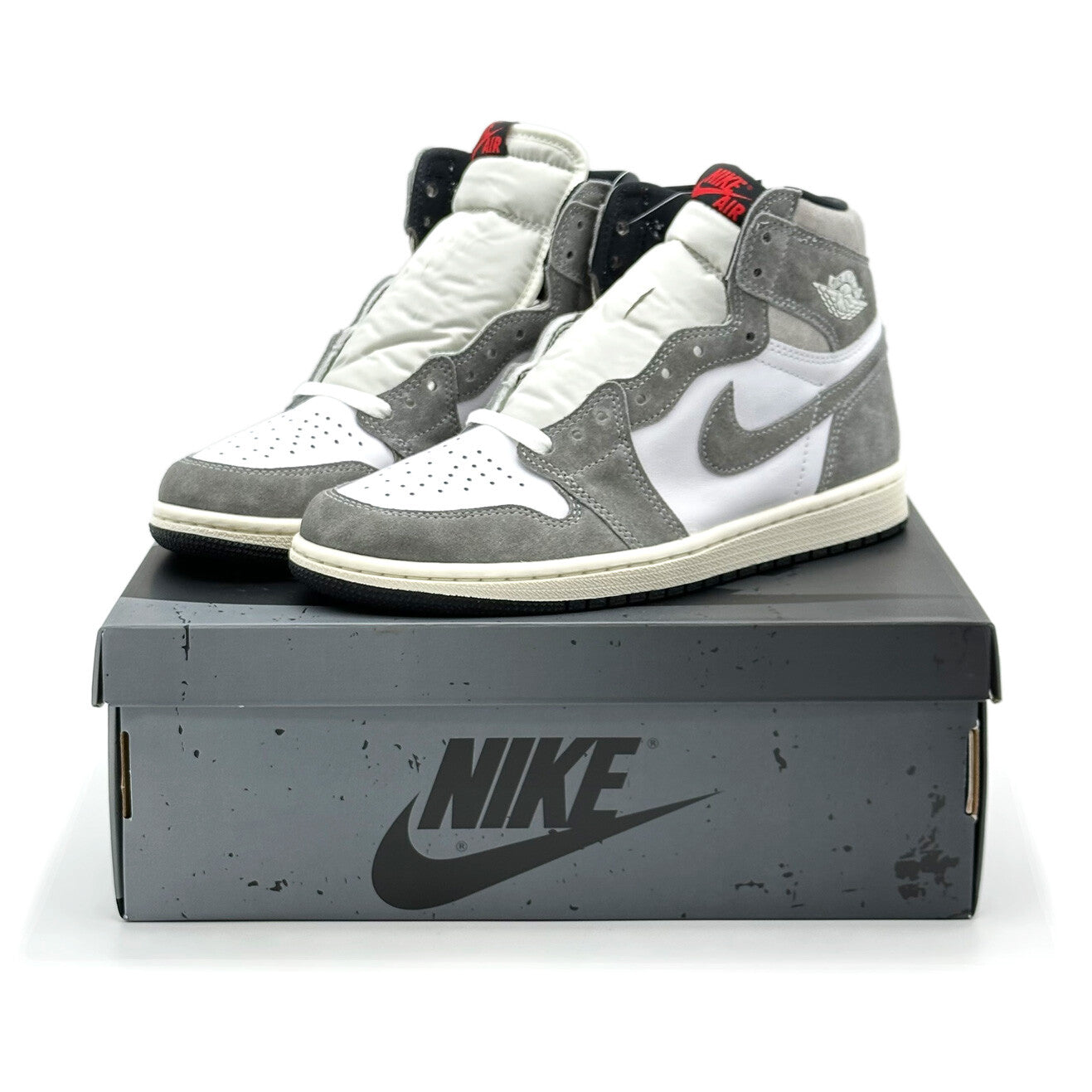 DZ5485-051 Nike Air Jordan 1 Retro High OG Washed Black Light Smoke Grey Sail