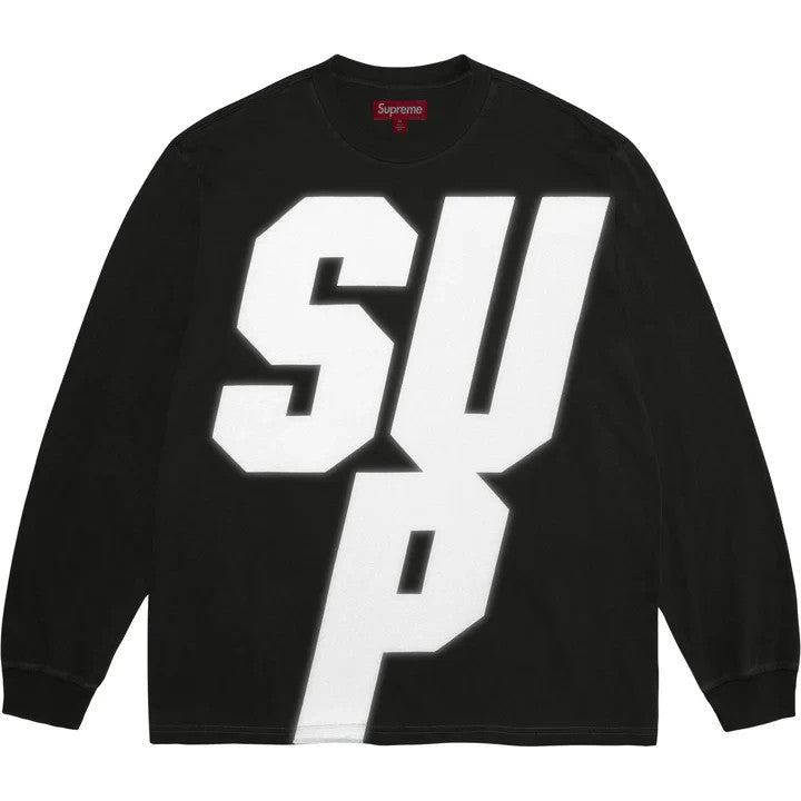 Supreme Reflective L/S Top Black