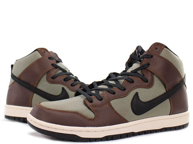 BQ6826-201 Nike SB Dunk High Pro "Baroque Brown/Black-Brun" (Men's)