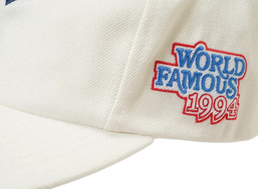 Supreme World Famous S Logo 6-Panel (26SS) "White"