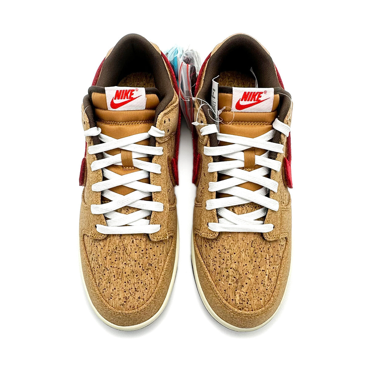 FN0317-121 CLOT Ã Nike Dunk Low SP Cork Natural Flax Coconut Milk Baroque Brown