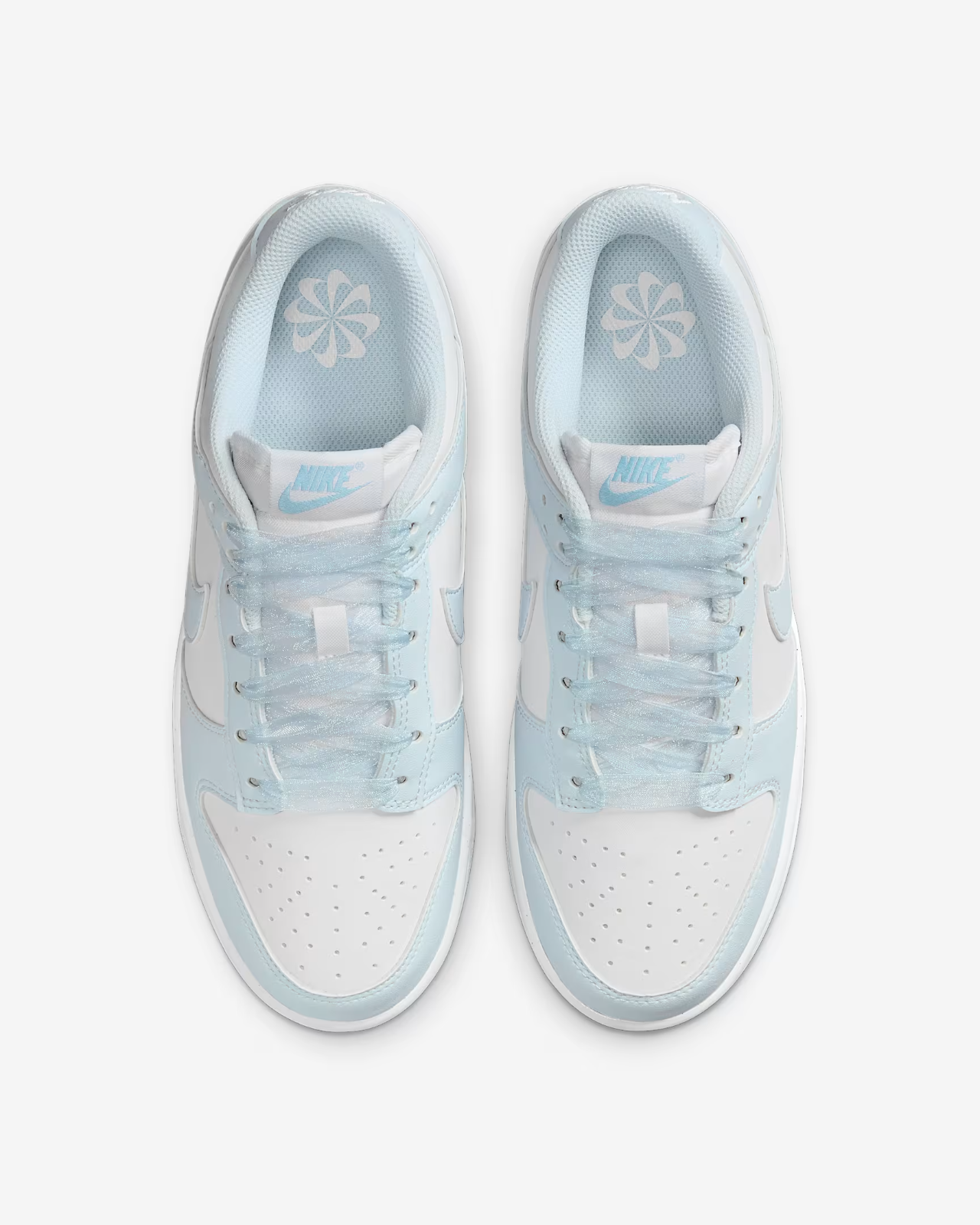 IB7311-100 Nike  Dunk Low Next Nature White Blue Tint (Women's)