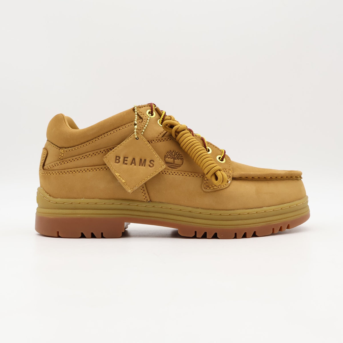 TB0A68M7763 BEAMS Exclusive Timberland Moc Toe Wheat (Men's)