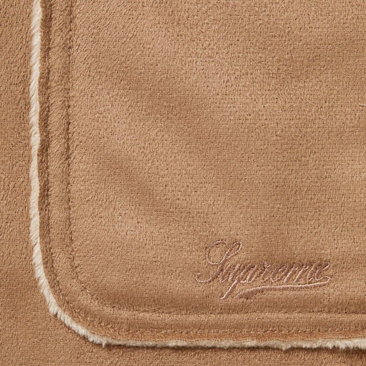 Supreme Faux Suede Snap Shirt Tan