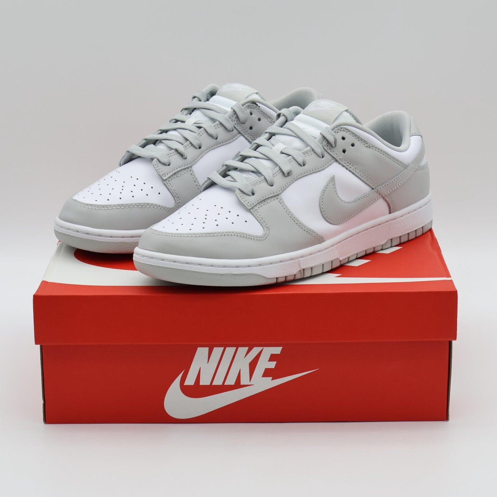 DD1391-103 Nike Dunk Low Gray Fog White Light Gray Photon Dust Steel (Men's)