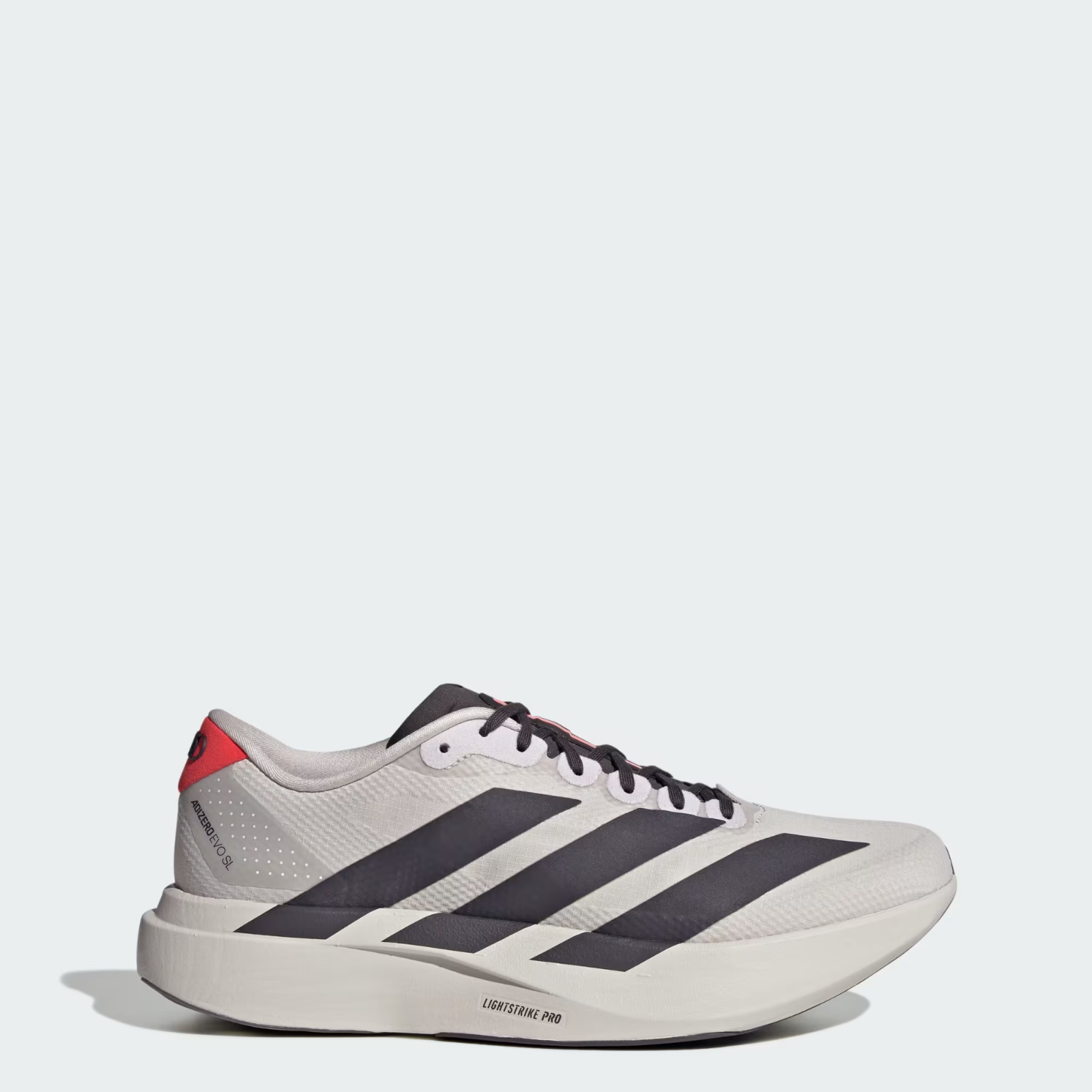 KJ3670 Audi Ã adidas Adizero EVO SL "Grey/Black/Red" (Men's)