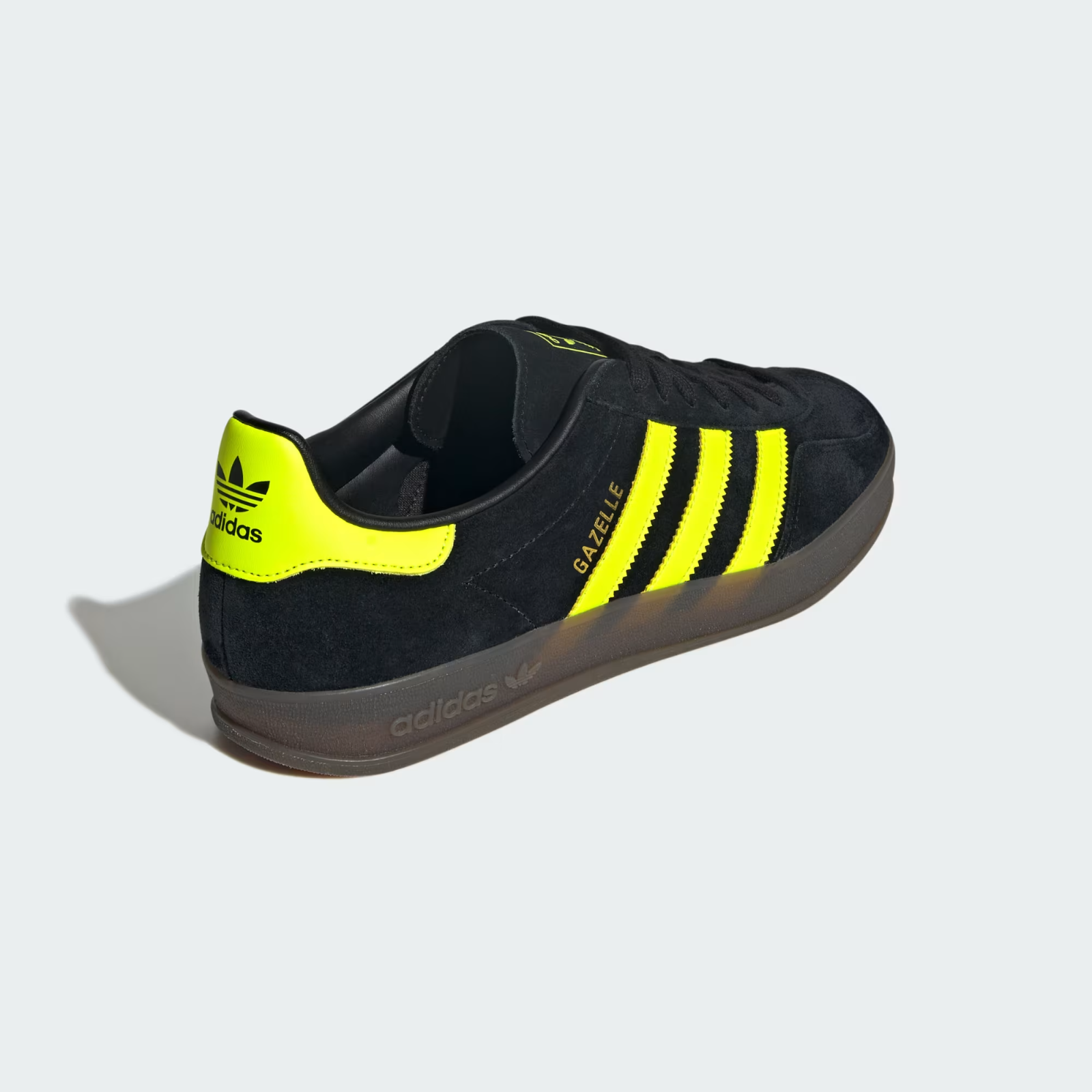 JR3841 adidas Originals Gazelle Indoor Core Black Solar Yellow Cloud   (Men's)