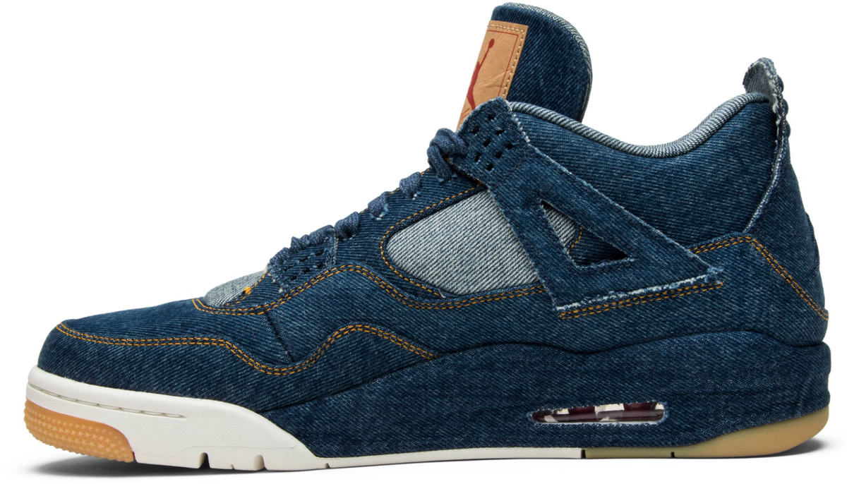 AO2571-401 Nike Ã Levi's Air Jordan 4 "Denim" (LEVIS Tab) (Men's)