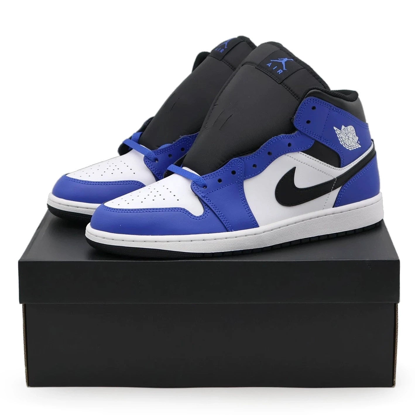 DQ8426-402 Nike Air Jordan 1 Mid Game Royal White Black (Men's)