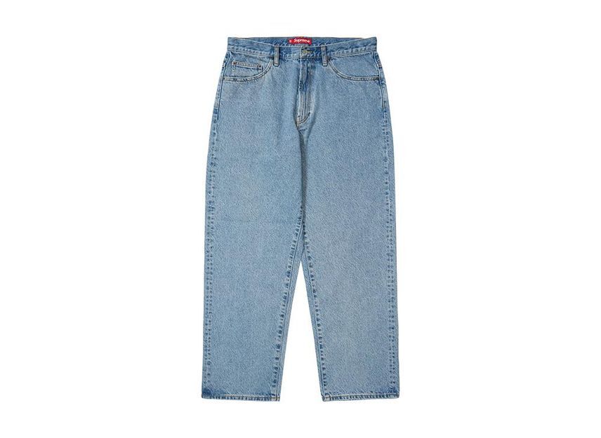 Supreme Baggy Jean Washed Indigo (25SS)