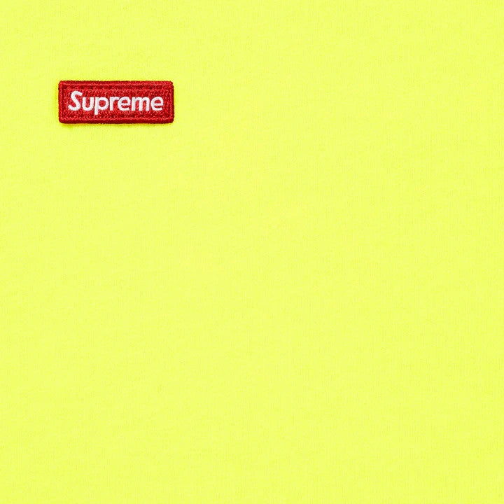 Supreme Small Box L/S Tee Fluorescent Yellow