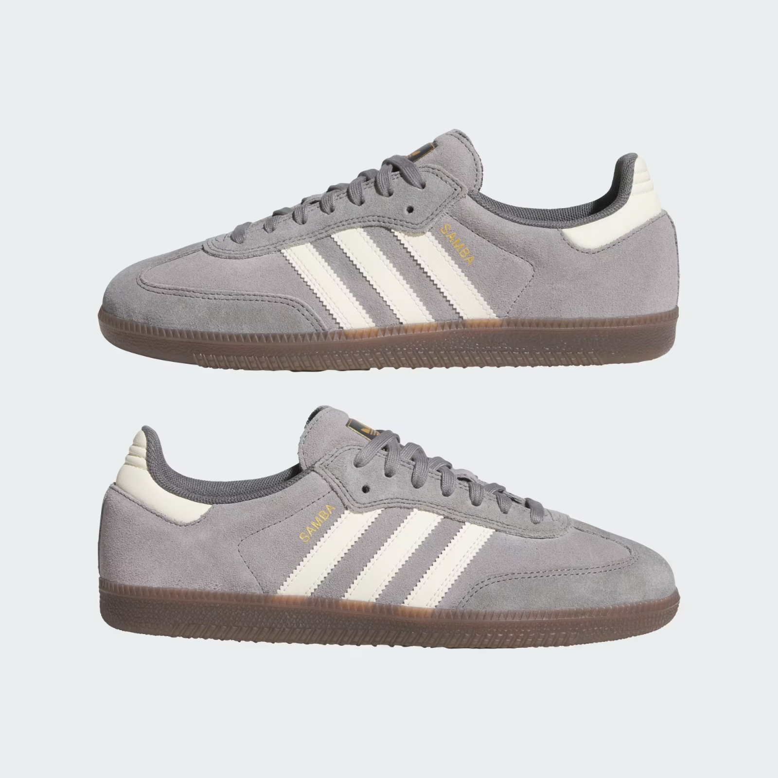 HQ7541 adidas Originals Samba ADV Grey Four Cream White Grey Three (Men's)