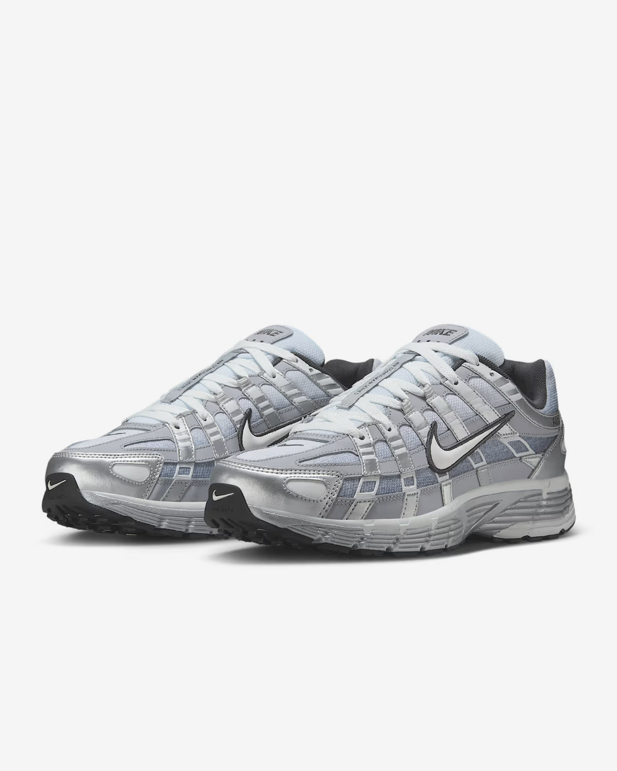 IH4465-095 Nike P-6000 Metallic Silver Wolf Grey Anthracite Summit White (Men's)
