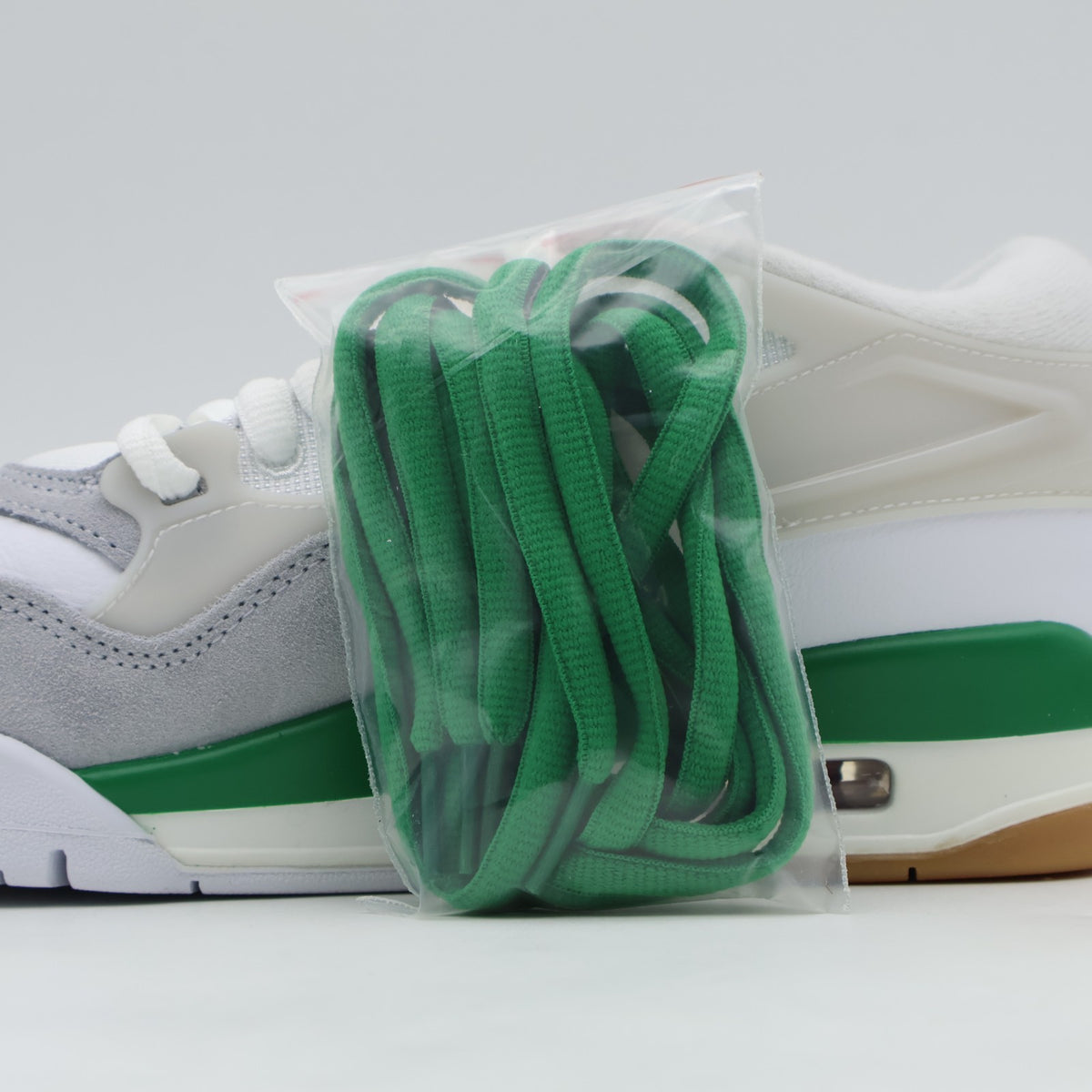 FQ7939-103 Nike Air Jordan 4 RM White Neutral Grey Wolf Grey Pine Green (Men's)