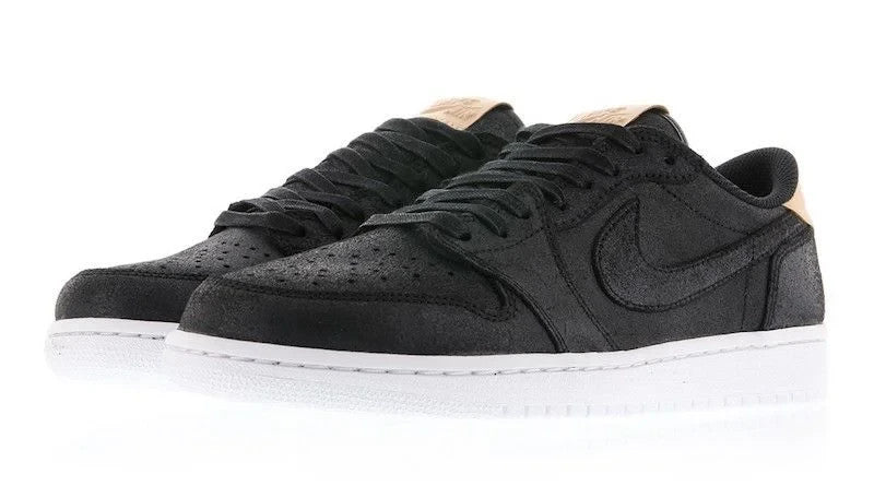 905136-010 Nike Air Jordan 1 Retro Low OG "Black Vachetta" (Men's)