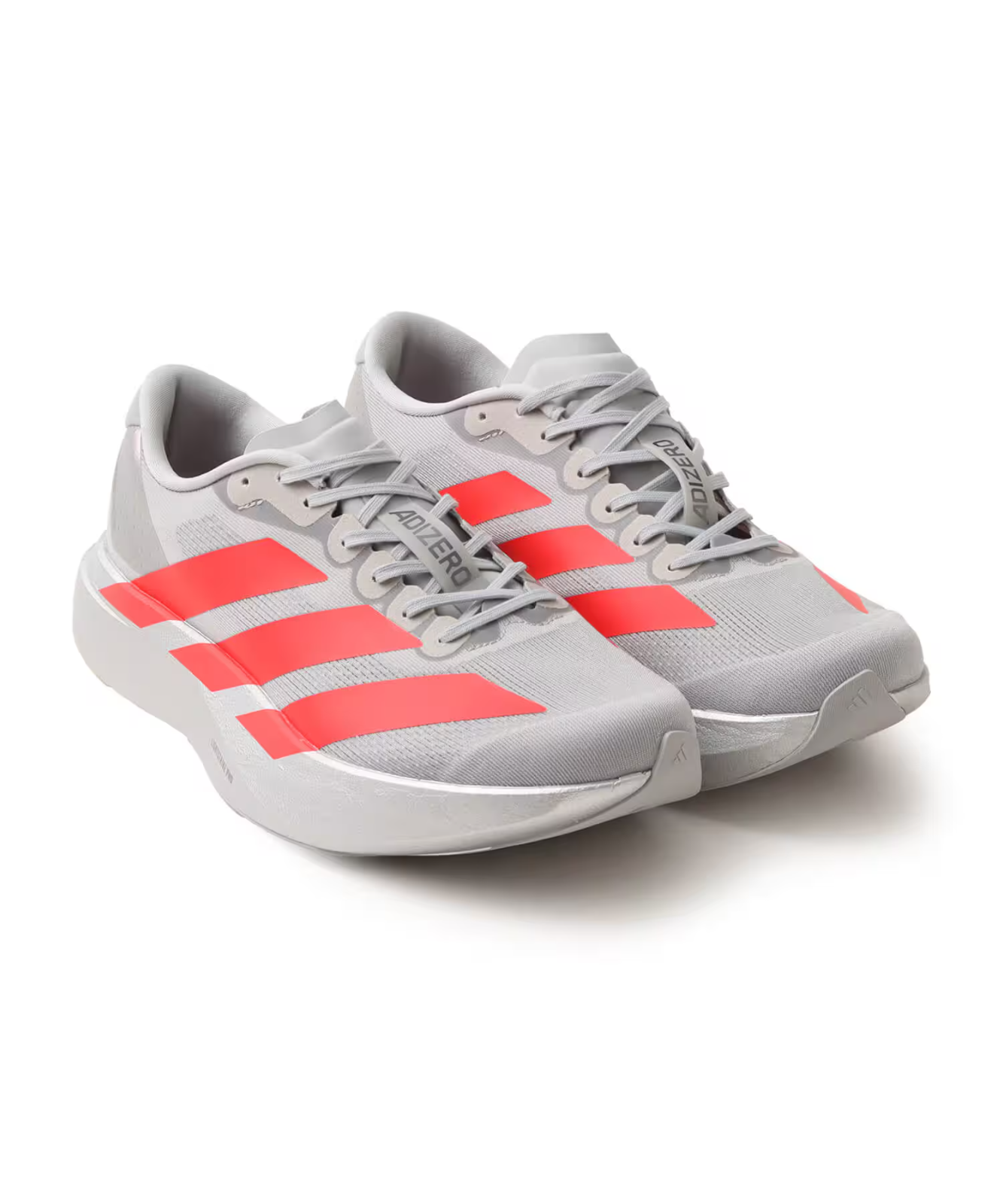 KI3381 adidas Adizero Evo SL Silver Metallic Lucid Red Iron Metallic (Men's)