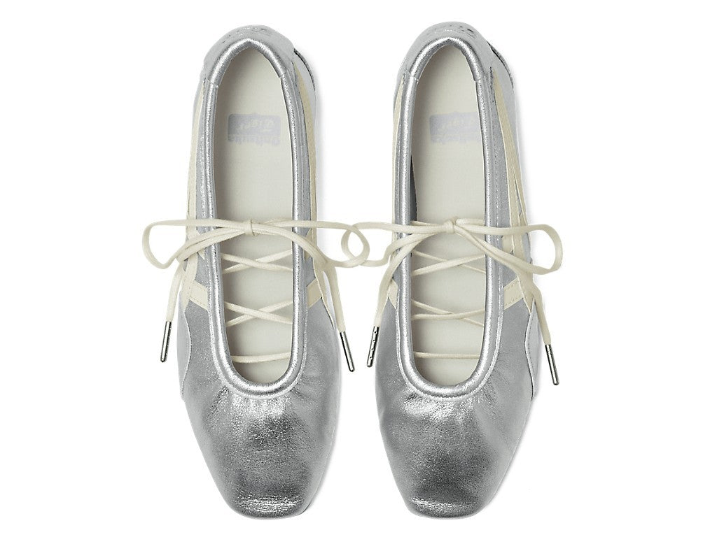 1182A754-020 Onitsuka Tiger Women's Gymnarina Silver/Cream (Women's)