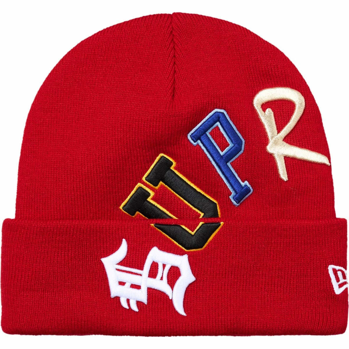 Supreme New Era Arc Beanie Red