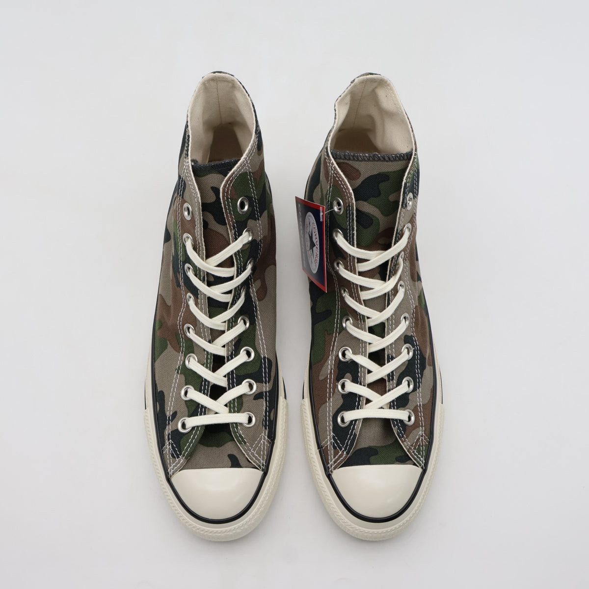 31318220 Converse All Star Aged Woodlandcamo Hi Green Gray Brown (Men's)