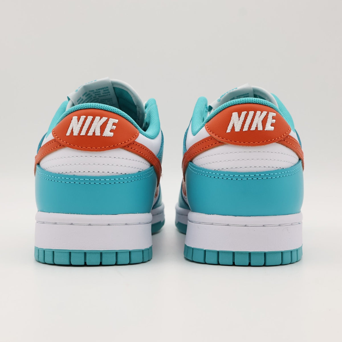 DV0833-102 Nike Dunk Low Miami Dolphins Cosmic Clay Dusty Cactus Green (Men's)