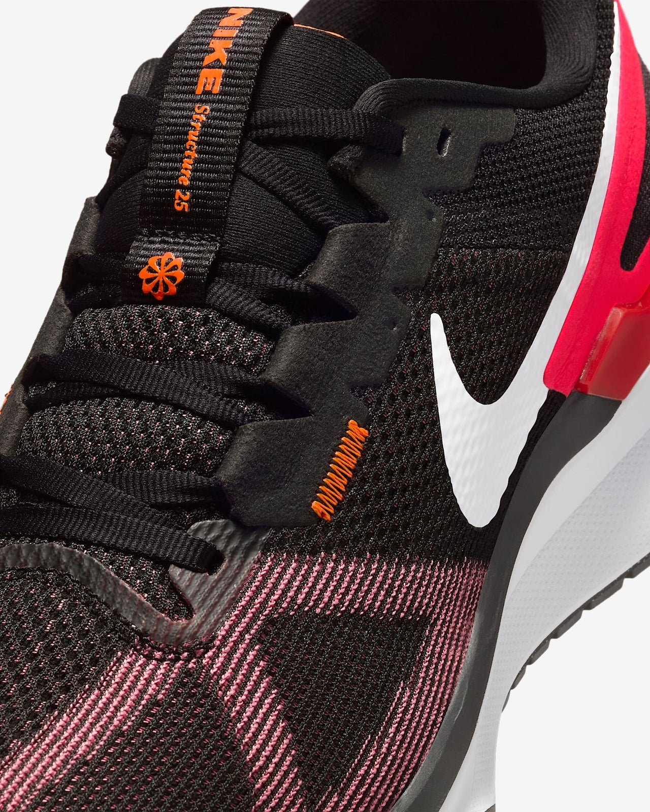DJ7883-014 Nike Structure 25 Black University Red Hyper Crimson White (Men's)