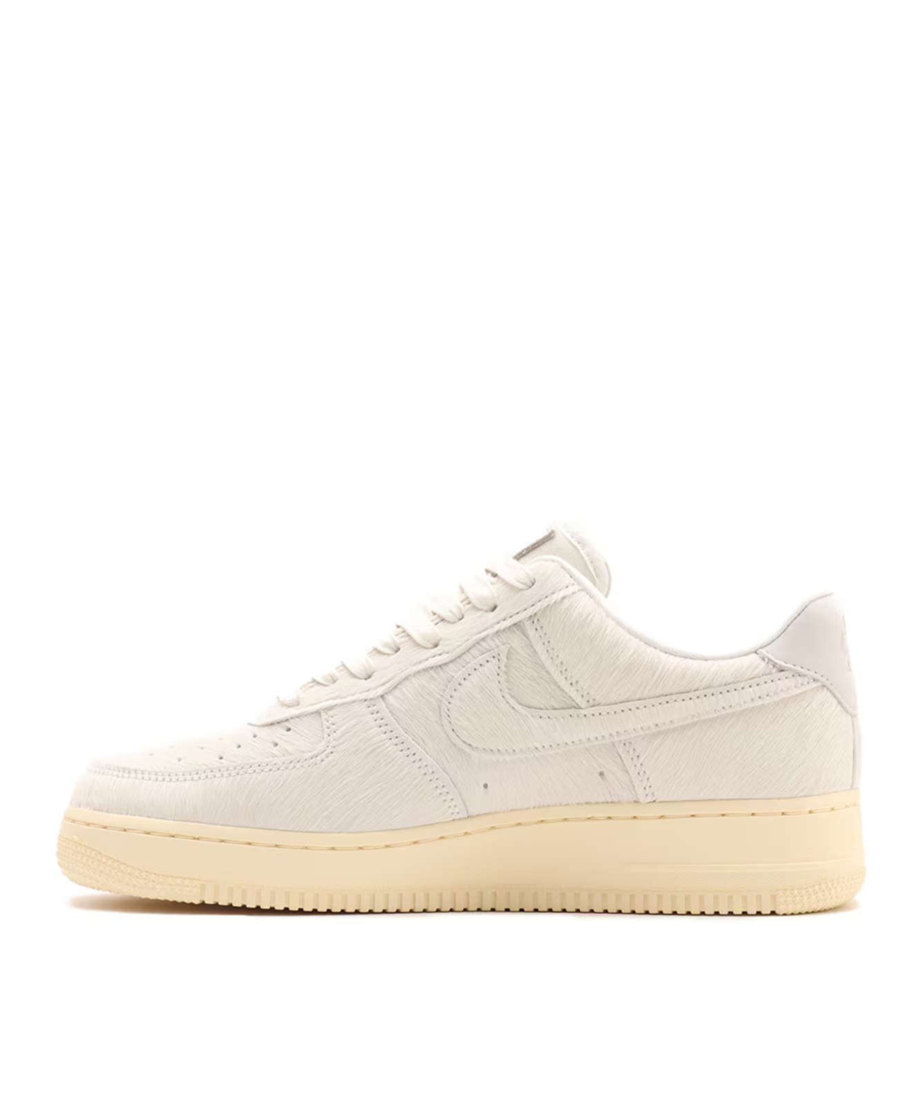 II7398-100 Nike Air Force 1 Low Faux Pony Hair White (Women's)