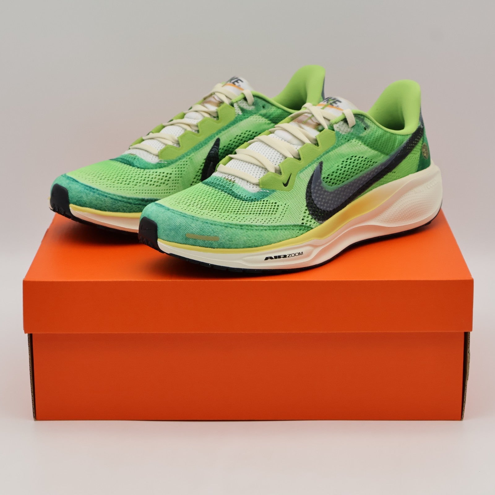 IH3583-999 Nike Pegasus 41 Multi-Color Vivid Green Dark Apple Clear (Men's)