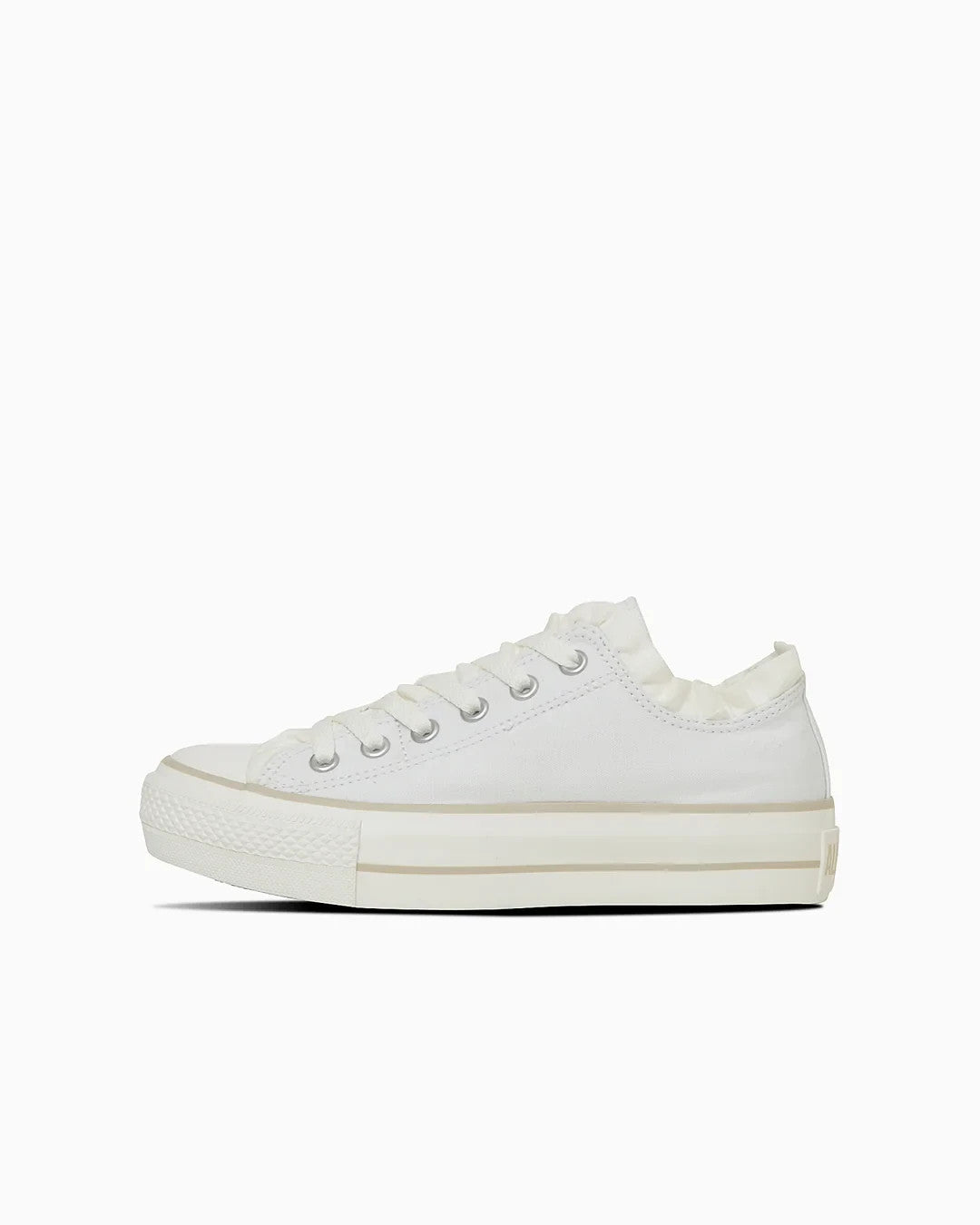 31315110 Converse All Star PLTS Frillslip OX Pure White Dusty Beige (Women's)