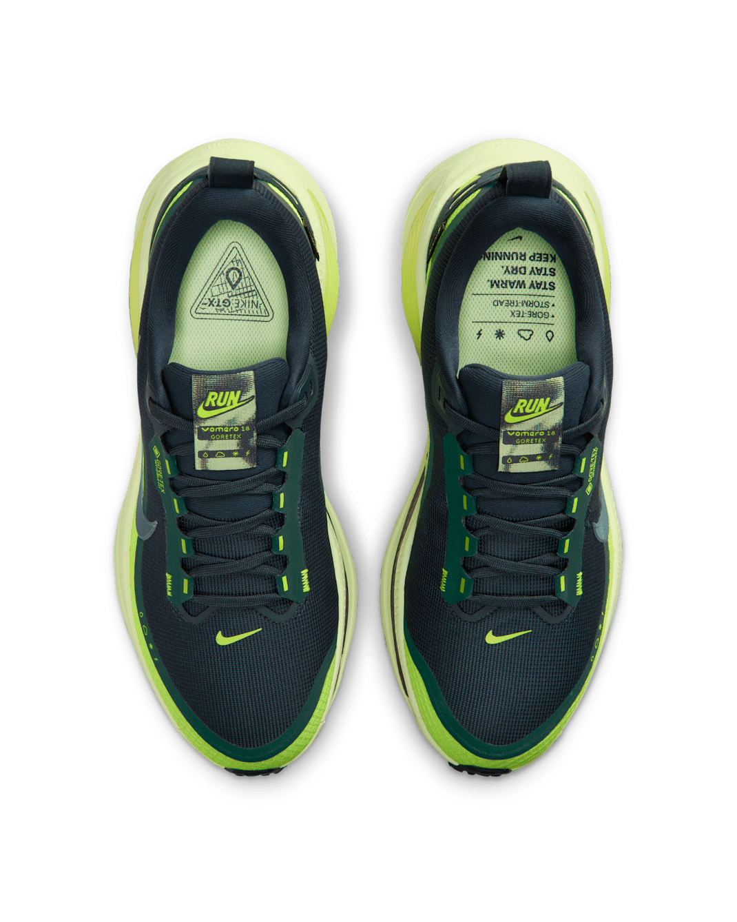 HQ7002-300 Nike Vomero 18 GORE-TEX Seaweed Light Liquid Lime Cyber (Women's)