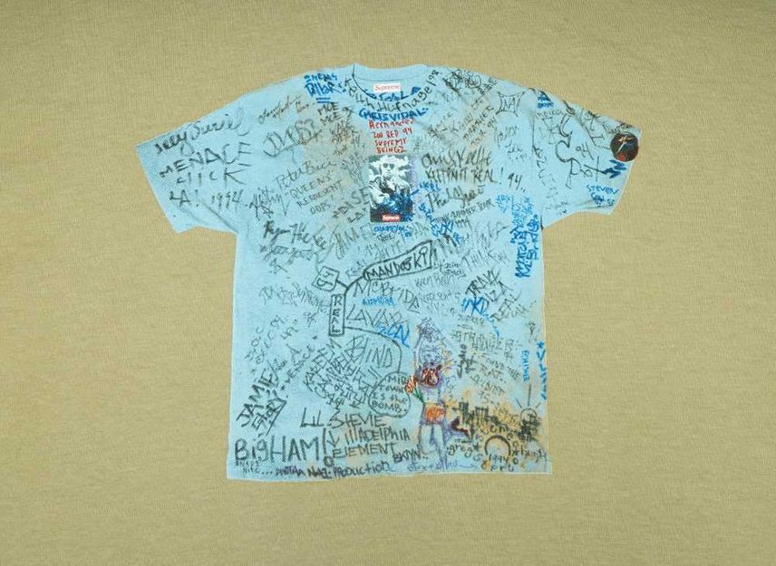 Supreme 30th Anniversary First Tee Khaki