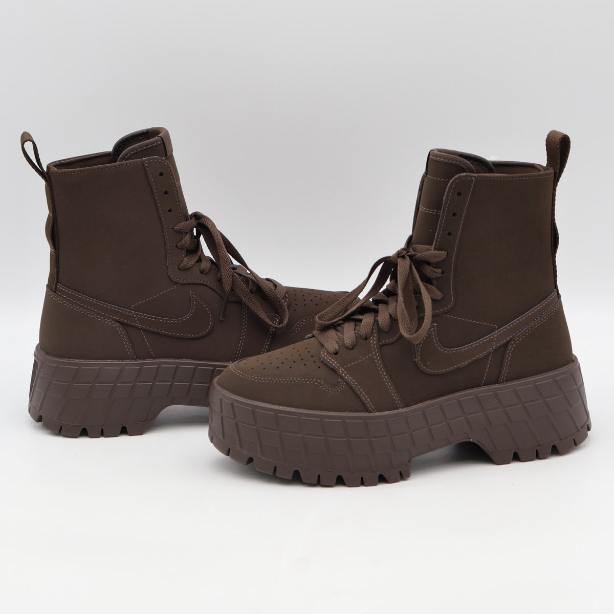 IO8742-237 Nike Air Jordan 1 Brooklyn Baroque Brown ( Women's )
