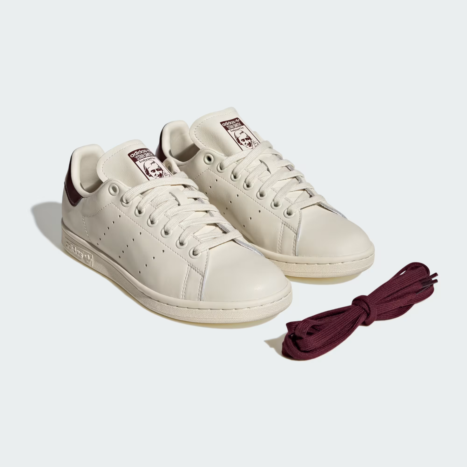 LC0525 adidas Stan Smith "Off White/Maroon" (Men's)