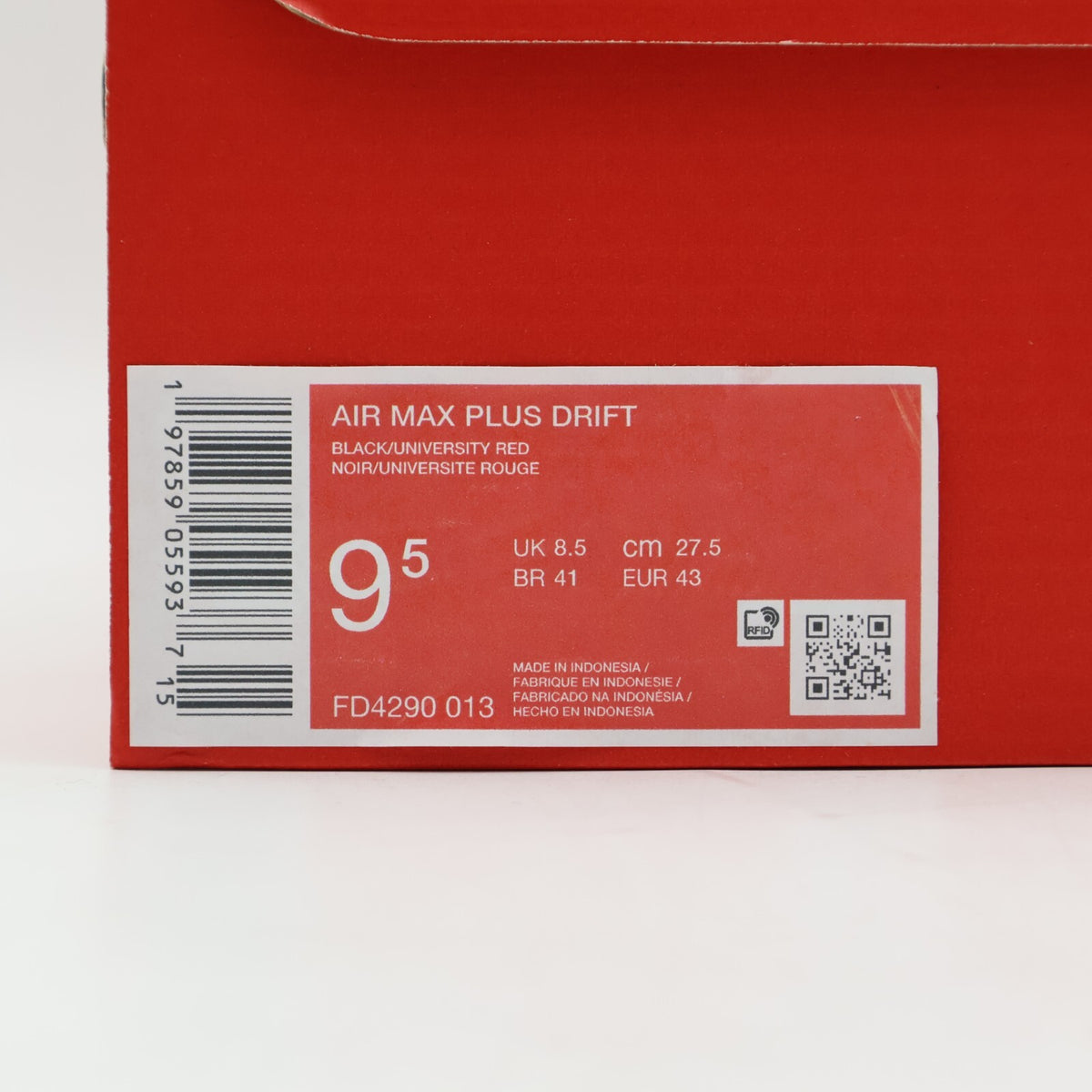 FD4290-013 Nike Air Max Plus Drift Bred (Men's)