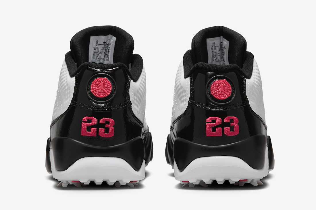 FJ5934-100 Nike Air Jordan 9 Golf White Black True Red (Men's)