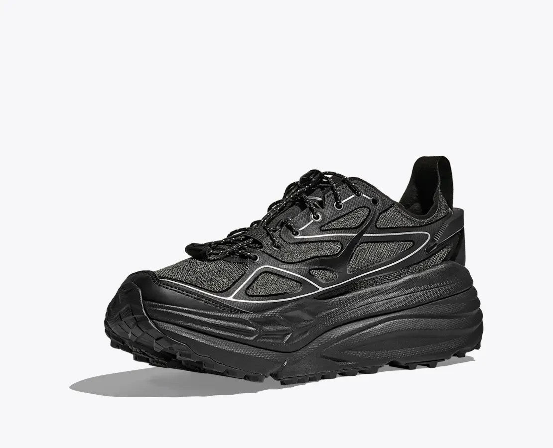 1168931-BKSV Hoka Stinson One 7 Black Silver (Men's)