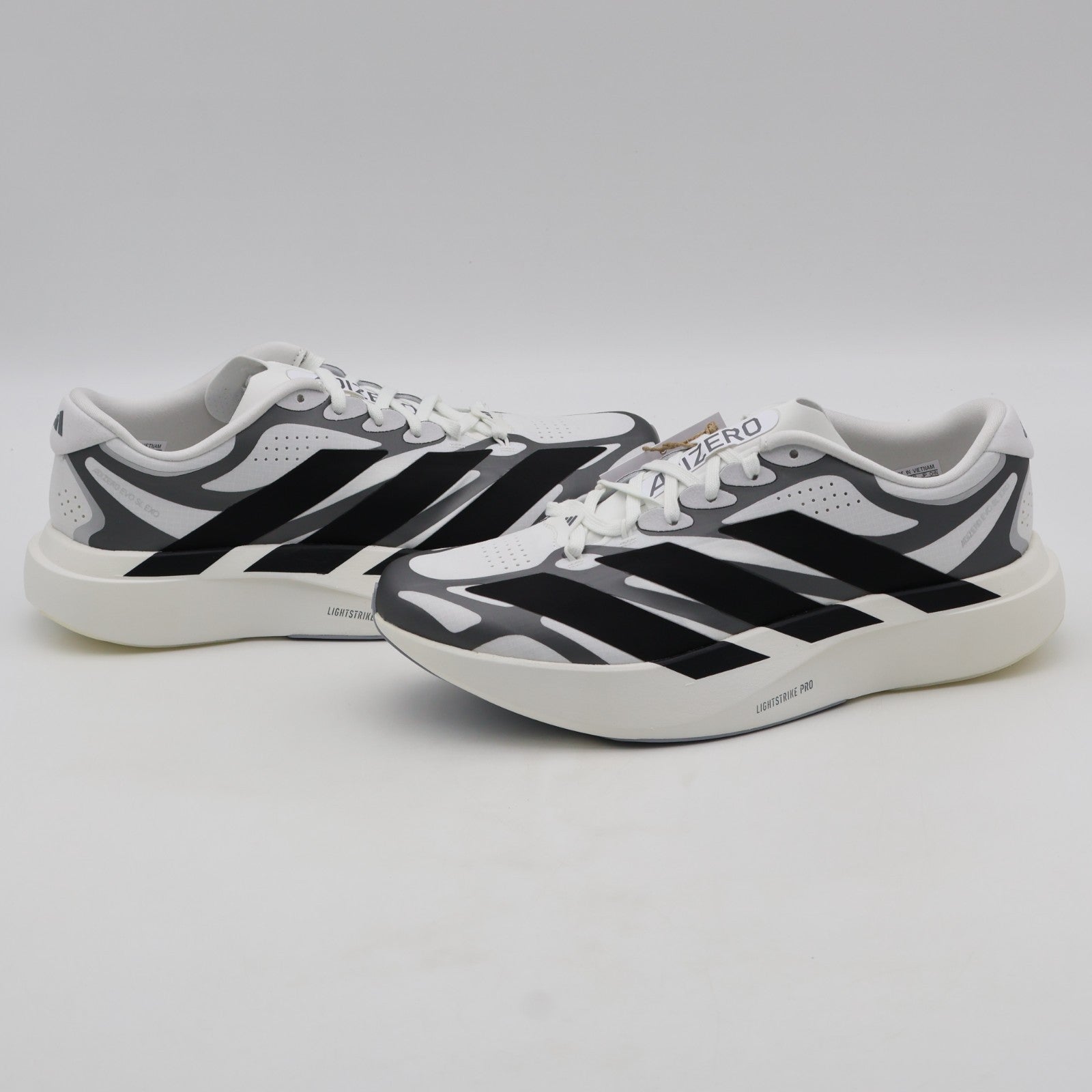 KI4763 adidas Adizero Evo SL EXO Cloud White Core Black Iron Metallic (Men's)