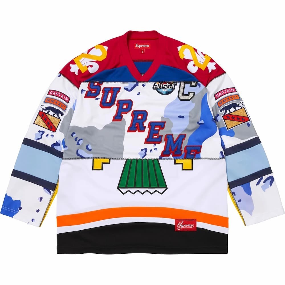 Supreme Paneled Hockey Jersey White