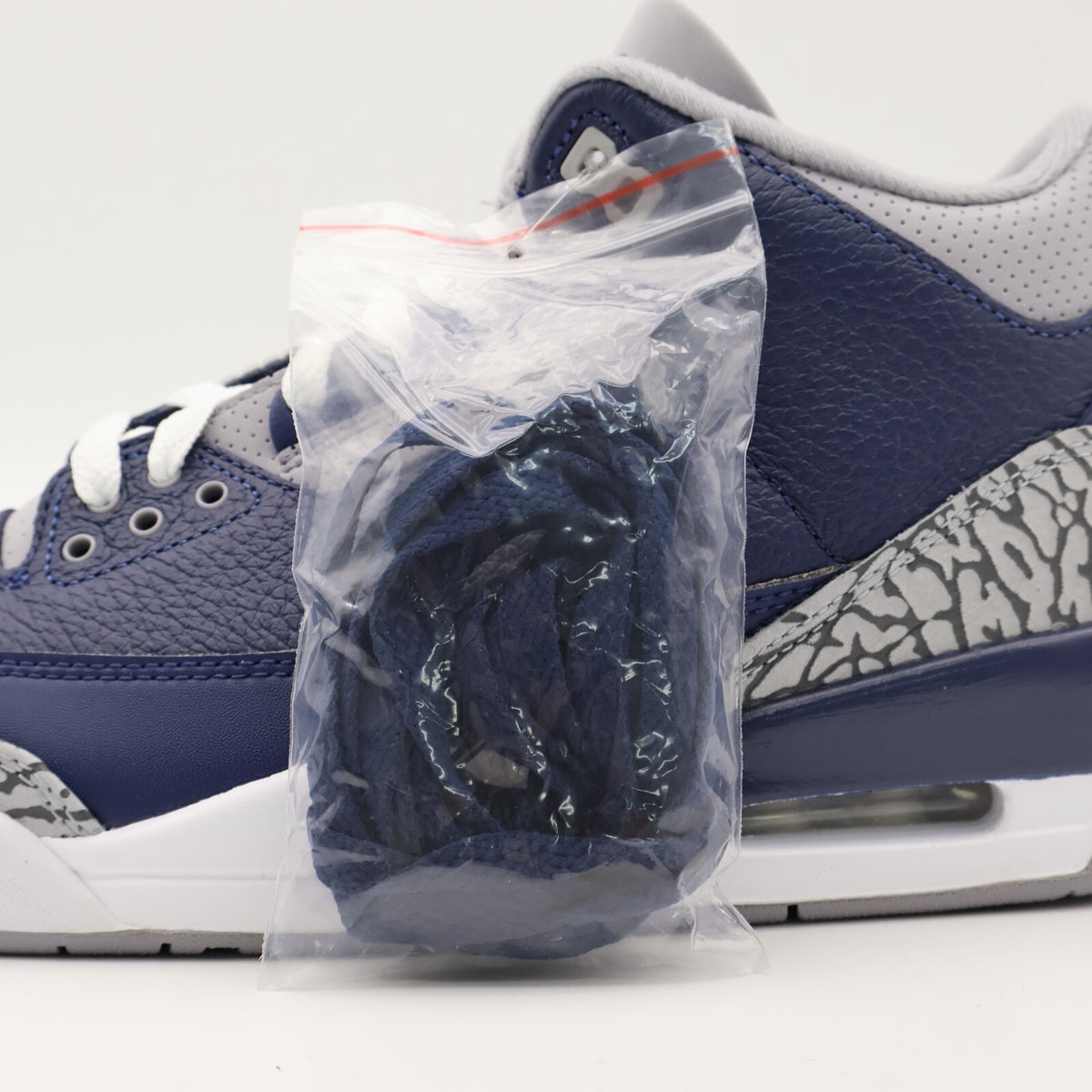 CT8532-401 Nike Air Jordan 3 Retro Midnight Navy Georgetown Grey Blue (Men's)