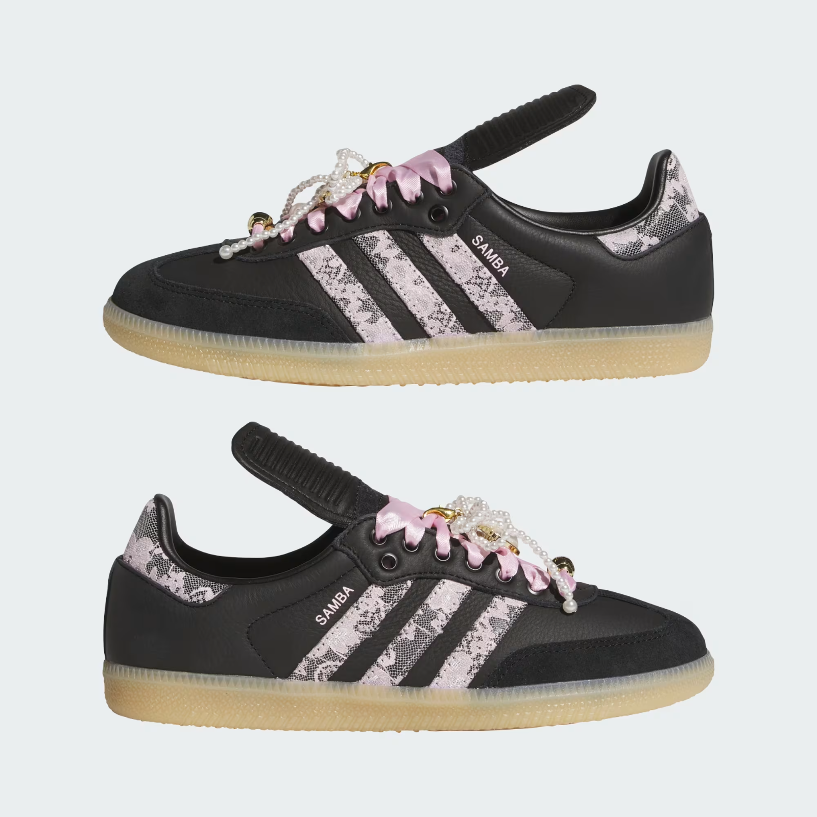 KJ6086 adidas Originals Samba LT Core Black Clear PinkBliss Bliss Pink (Women's)