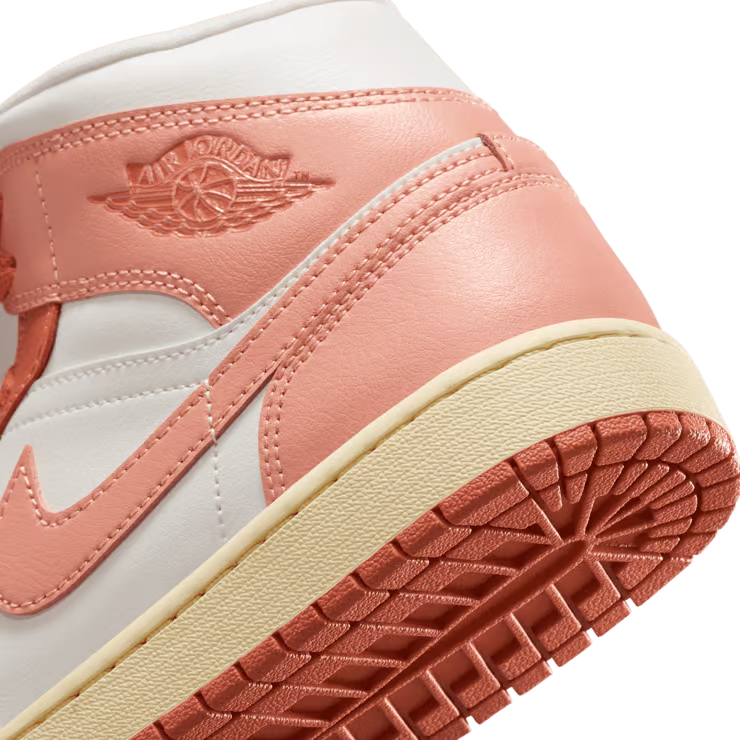 BQ6472-180 Nike Women's Air Jordan 1 Mid Madder Root (Women's)