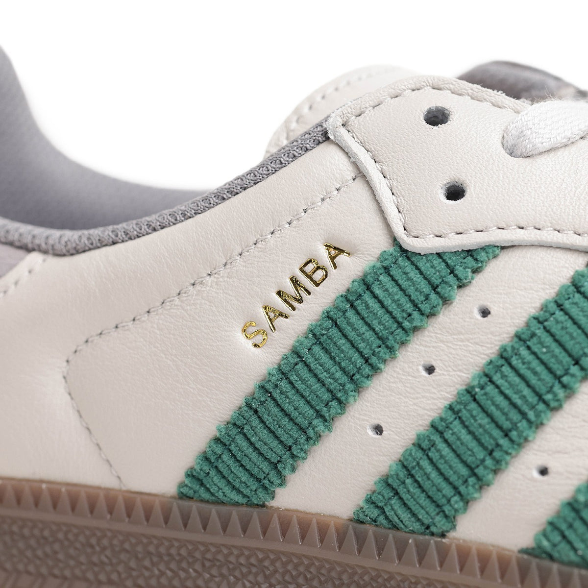 IH6814 adidas Samba OG "Grey One/Collegiate Green (Men's)