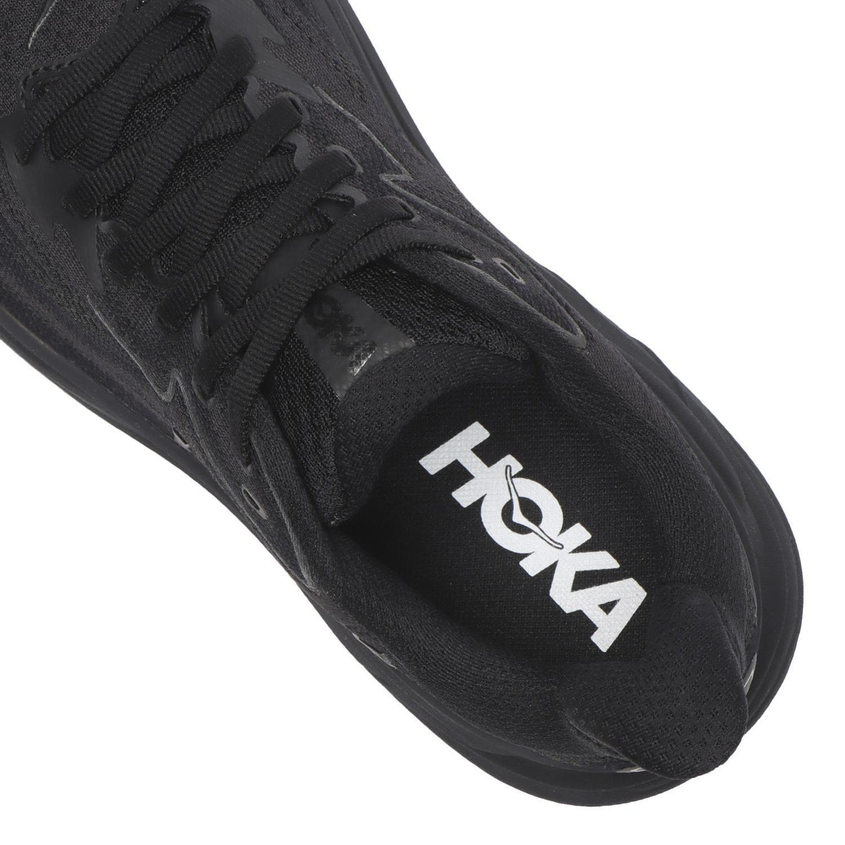 1162030-BWHT Hoka Clifton 10 Black Black (Men's)