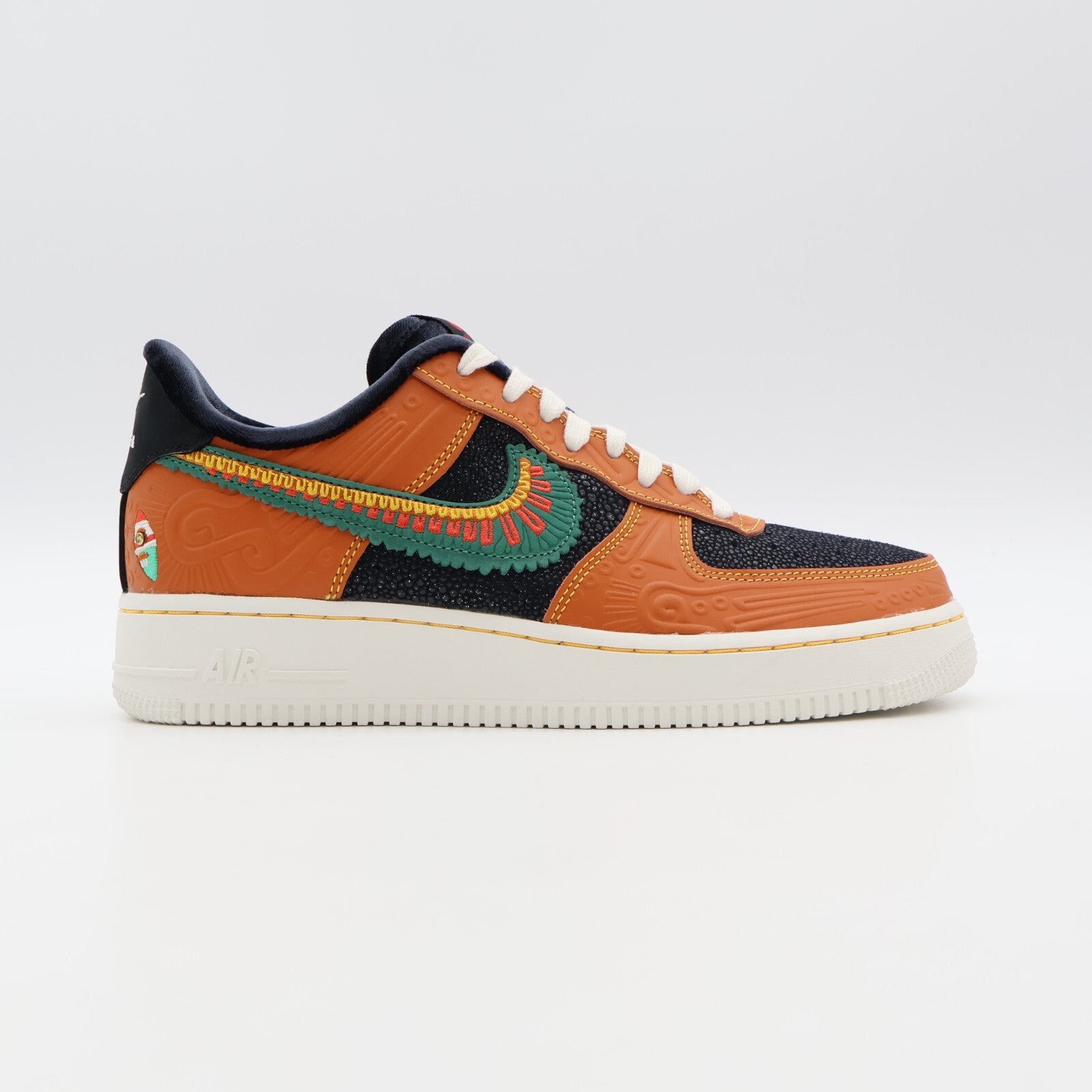 DO2157-816 Nike Air Force 1 Low Siempre Familia Black Orange Green (Men's)