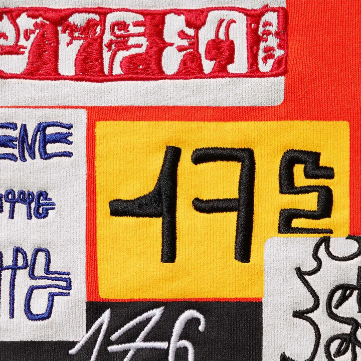 Supreme 176 Zip Up Hooded Sweatshirt Bright Orange