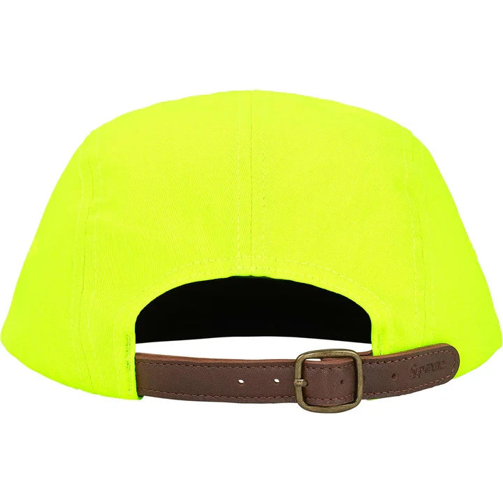 Supreme Washed Chino Twill Camp Cap (25FW) Neon Yellow