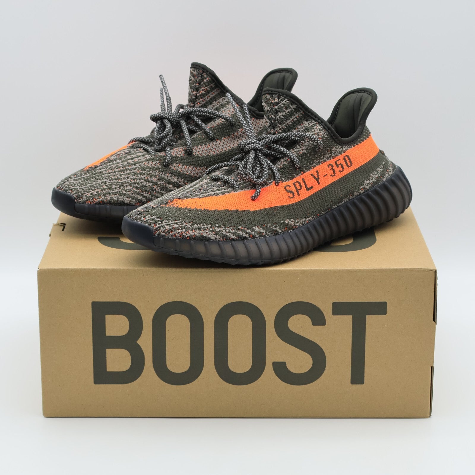 HQ7045 adidas Yeezy Boost 350 V2 Carbon Beluga Bitter Brown Orange (Men's)