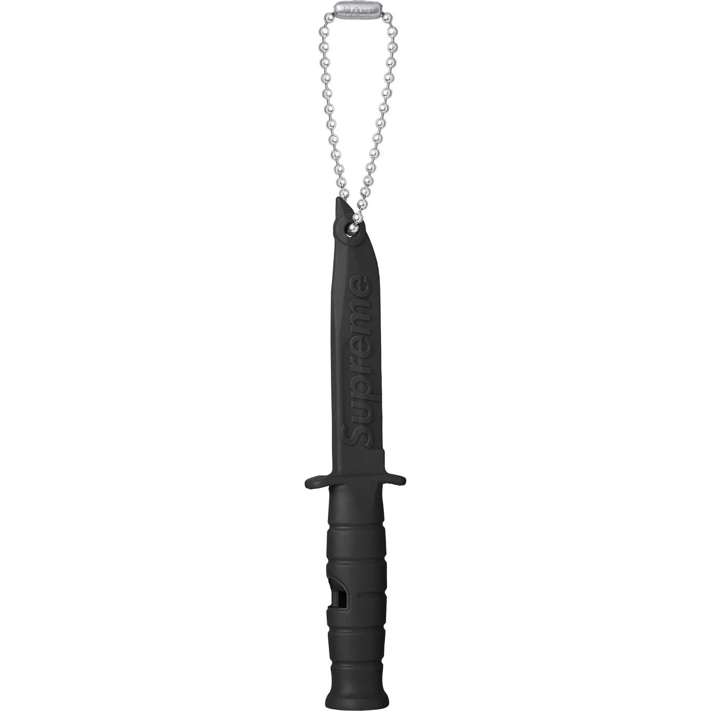 Supreme x Ka-Bar Emergency Whistle Keychain Black