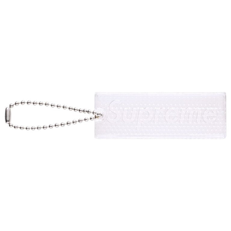 Supreme Reflective Keychain Clear