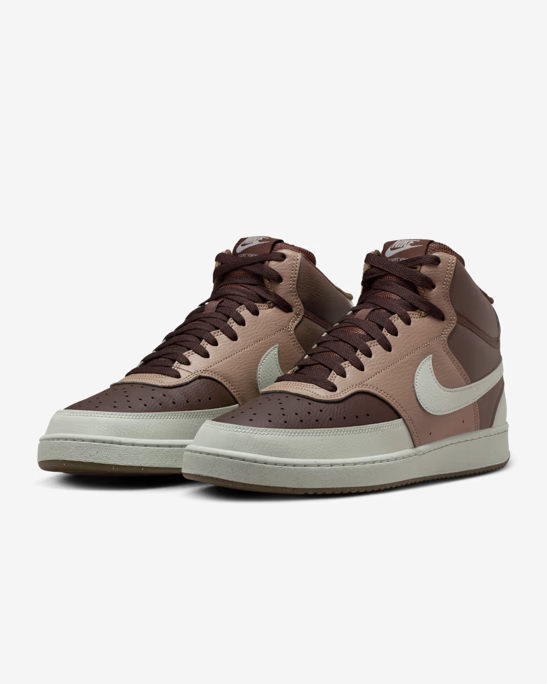 DN3577-200 Nike Court Vision Mid Next Nature Baroque Brown Light Bone (Men's)