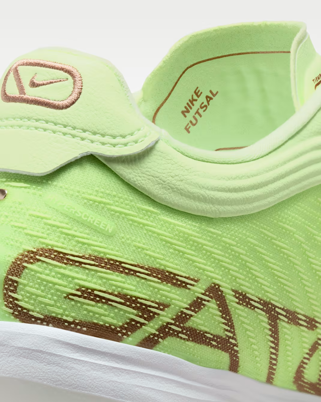 IQ8296-310 Nike Tiempo Reactgato LE Light Liquid Lime White (Men's)